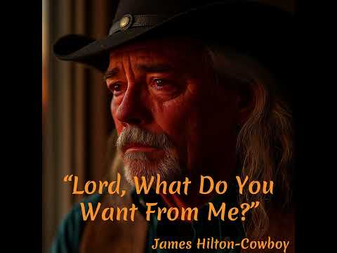 “Lord, What Do You Want From Me?” ― James Hilton-Cowboy