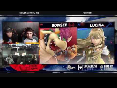Elite Smash Friday #18 - Hamm (Bowser) Vs. Derb (Lucina) - Winners Round 1