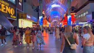 Walking Downtown Las Vegas - Fremont Street Experience