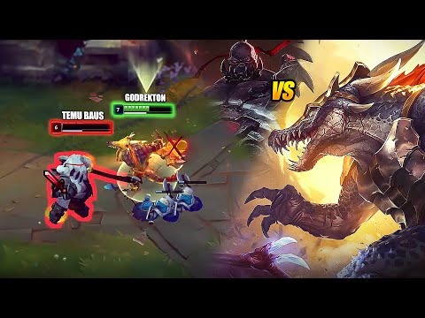 Destroying And Tilting Temu Baus Wannabe... | Renekton Vs Sion Match Up