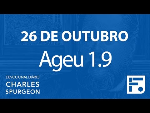 26 de outubro – Devocional Diário CHARLES SPURGEON #300