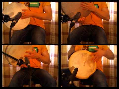 Evgeny Percussion clay ceramic darbuka UltraBass 11 solo with dafs