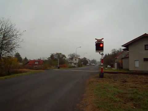 Železniční přejezd - Dobroměřice