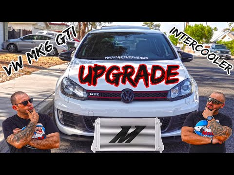 VW MK6 GOLF GTI INTERCOOLER UPGRADE#gtiintercoolerinstall