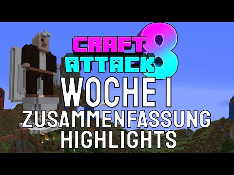 Craft Attack 8 KOMPLETTE WOCHE 1 ZUSAMMENFASSUNG - Jeder Teilnehmer| Von Fans für Fans | Urutox