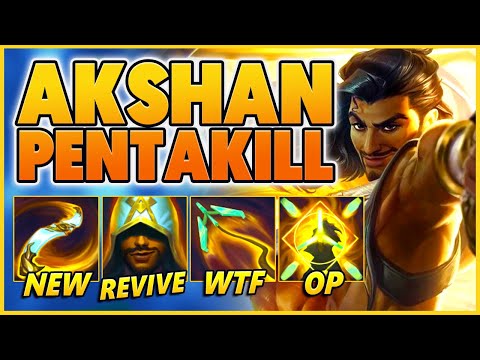1st Akshan Pentakill On Youtube! (I Revive My Whole Team)