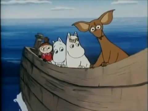 Mumin E03 - Båten på stranden (Svenskt tal)