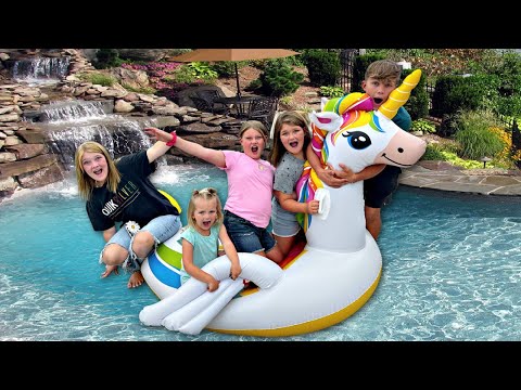 LAST to LEAVE the POOL FLOAT WINS!