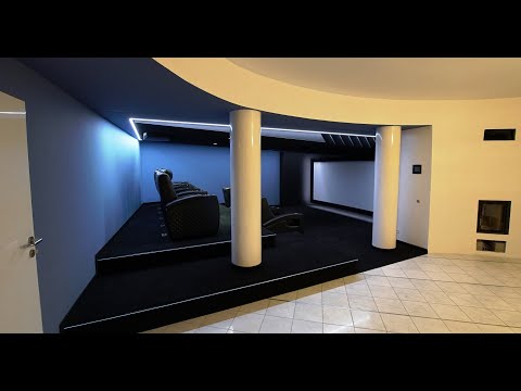 Heimkino-Design - Bauhaus Design meets Heimkino - elegant integriert Akustik- und Detaillösungen
