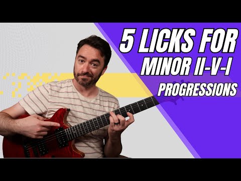 Your Solos Need THESE licks! | 5 Licks for Minor ii-V-i Progressions