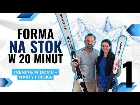 Szybki start na stok  - trening 20 minut dziennie - trening 1 dla narciarzy - wzmocnij nogi