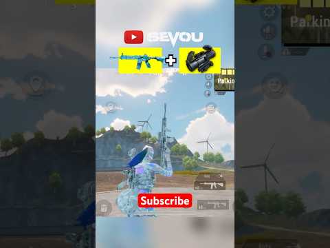 Sevou trick 3 (M4 + 3x scope sensitivity) 🔥 #sevou #pubgm #pubgmobile #levinho #bgmi