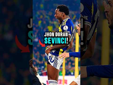 😱 Jhon Duran'ın Gol Sevinci! Sizce Ceza Alır Mı❓ #jhonduran #fenerbahçe #galatasaray #futbol