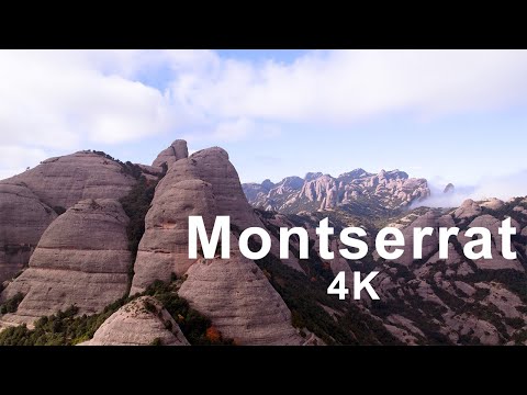 Montserrat, Barcelona  in 4K