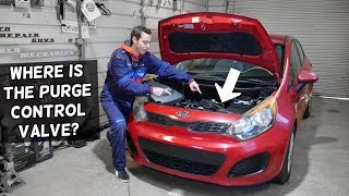 KIA RIO PURGE CONTROL VALVE SOLENOID LOCATION. WHERE IS THE PURGE VALVE KIA RIO K2