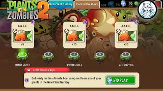 A.K.E.E. New Plant Nursery Event (Plants vs Zombies 2)