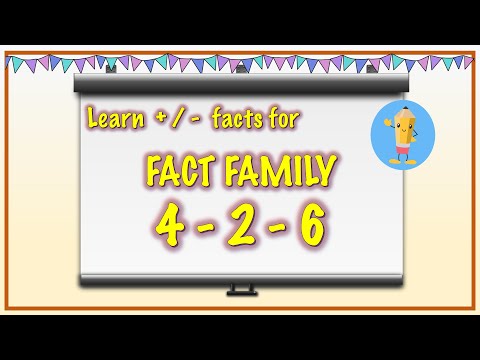 Fact Family 4-2-6