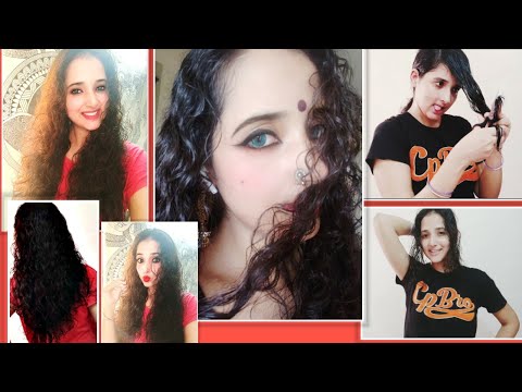 DIY Double Unicorn HairCut/How to get Layers in Curly Hairs😎