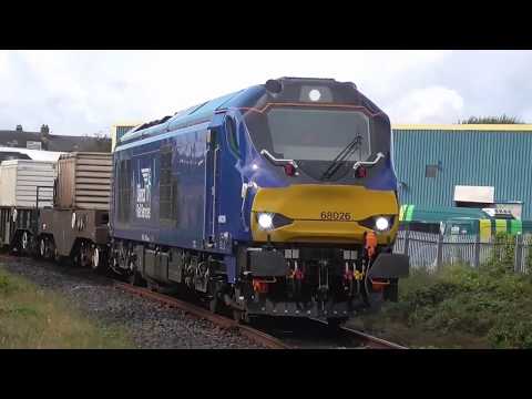 68017/68026 6c51 Sellafield - Heysham flasks,  6c52 Return,  13th September 2017