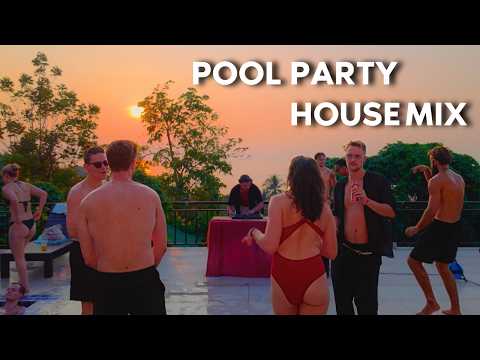 playing house music at a pool party in thailand I carlito