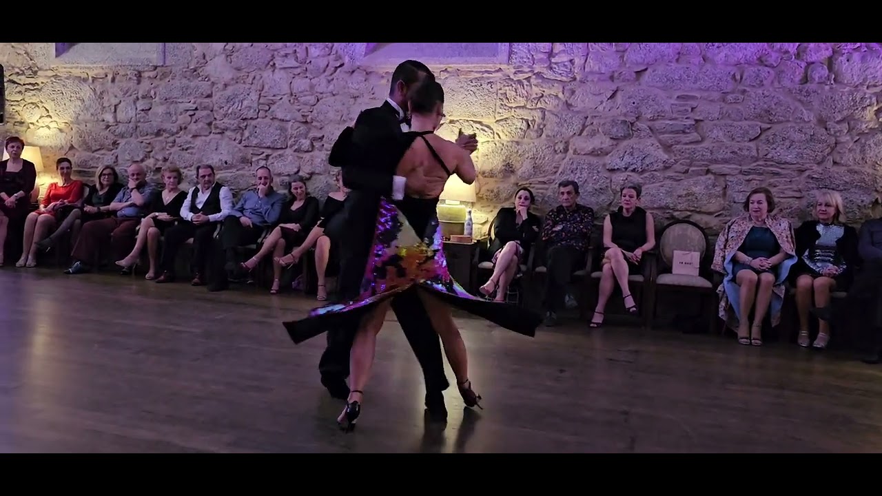Carlos Santos David y Mirella no IX Compostela Tango Festival em 10/02/24 - 2/4