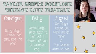 Taylor Swift&#39;s Folklore Teenage Love Triangle: Explained