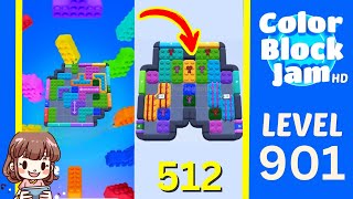 Solution du Niveau 901 de Color Block Jam