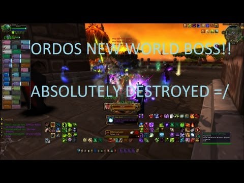 ORDOS !! NEW WORLD BOSS - Crushed =/ WoW Patch 5.4 LIVE !!