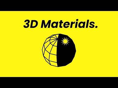 Every 3D Material Concept Explained, in 3D