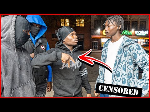 Throwing FAKE GANG SIGNS on Thugs in the Hood GONE WRONG! (MUST WATCH)