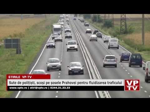 Sute de polițiști, scoși pe șosele Prahovei pentru fluidizarea traficului