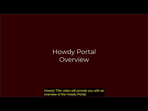 Howdy Portal