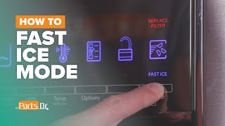 How to Put Your Whirlpool Refrigerator into Fast Ice Mode