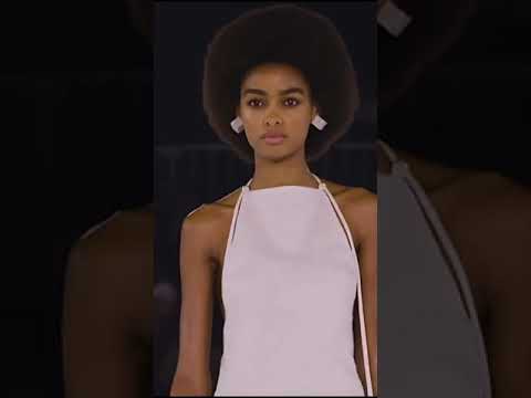 BLESNYA MINHER Hottest Model Moments | Runway Collection #shorts #fashion #trending