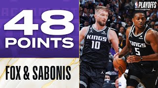 De'Aaron Fox - Domantas Sabonis - Sacramento Kings