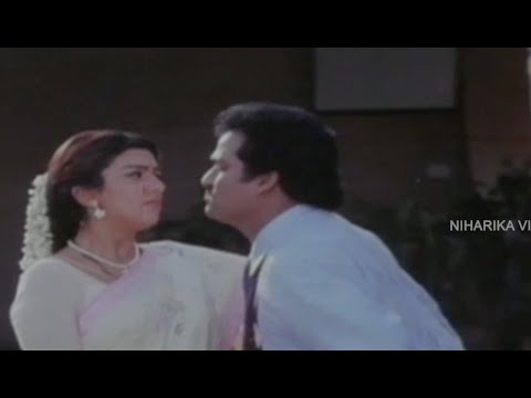 Naga Babu Beats Up With Eve Teasers || Fight Scene || Allarodu Movie Scenes