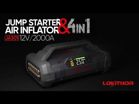 LokiThor 4 in 1 Jumpstarter & Air Inflator YouTube video thumbnail image