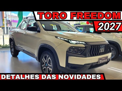 Nova Fiat Toro Freedom T270 2027 chega + segura e completa por R$148.190 no CNPJ ou produto rural!