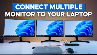Connect 3 MONITORS to Your Laptop - OREI SplitExtend 4K HDMI Splitter