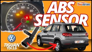 ⚠️ VW TIGUAN TDI 2.0 ABS Sensor Problem | ABS Sensor Replacement Guide 👋🫵