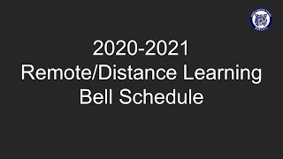 SSAHS DL Bell Schedule English