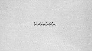 Cover art for I L O V E Y O U