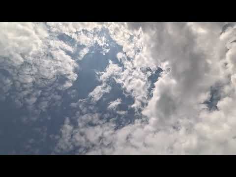 Blue Sky and Clouds Screen Saver (No sound) 10 Hours 4K UHD