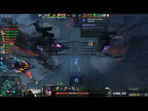 Nightfall & Arteezy learn that couriers Cannot pick up aghs shard dropped by roshan