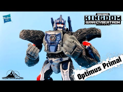 Transformers War for Cybertron Kingdom Voyager Class OPTIMUS PRIMAL Video Review