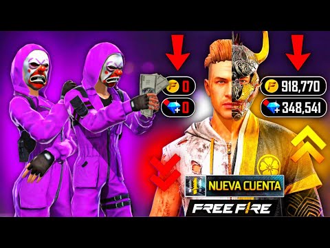 NOS HICIMOS UNA CUENTA NUEVA Y LA CHETAREMOS AL MAXIMO #1 😎 *LE RECARGAMOS 500.000💎”