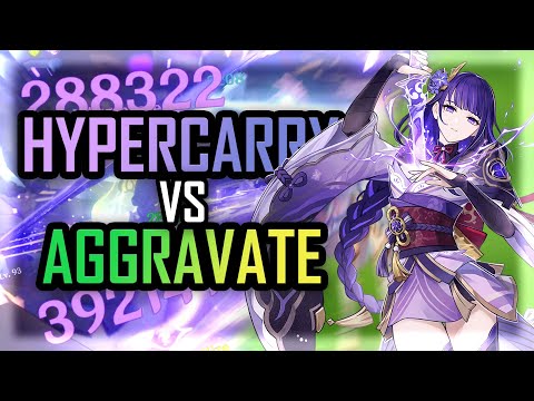 IS EM RAIDEN GOOD? - Hypercarry VS Aggravate Raiden COMPARISON! | Genshin Impact Ver 3.2