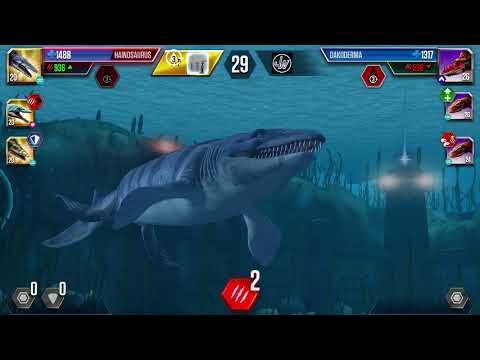 TYLOSAURUS BATTLE & EVO 4 - JURASSIC WORLD THE GAME