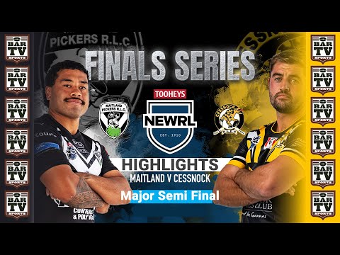 2025 NEWRL Major Semi Final Highlights - Maitland Pickers v Cessnock Goannas