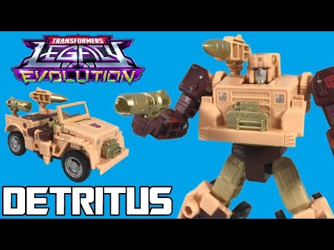 Well, He Certainly Is Present - Transformers Legacy Evolution Deluxe Class Detritus Review